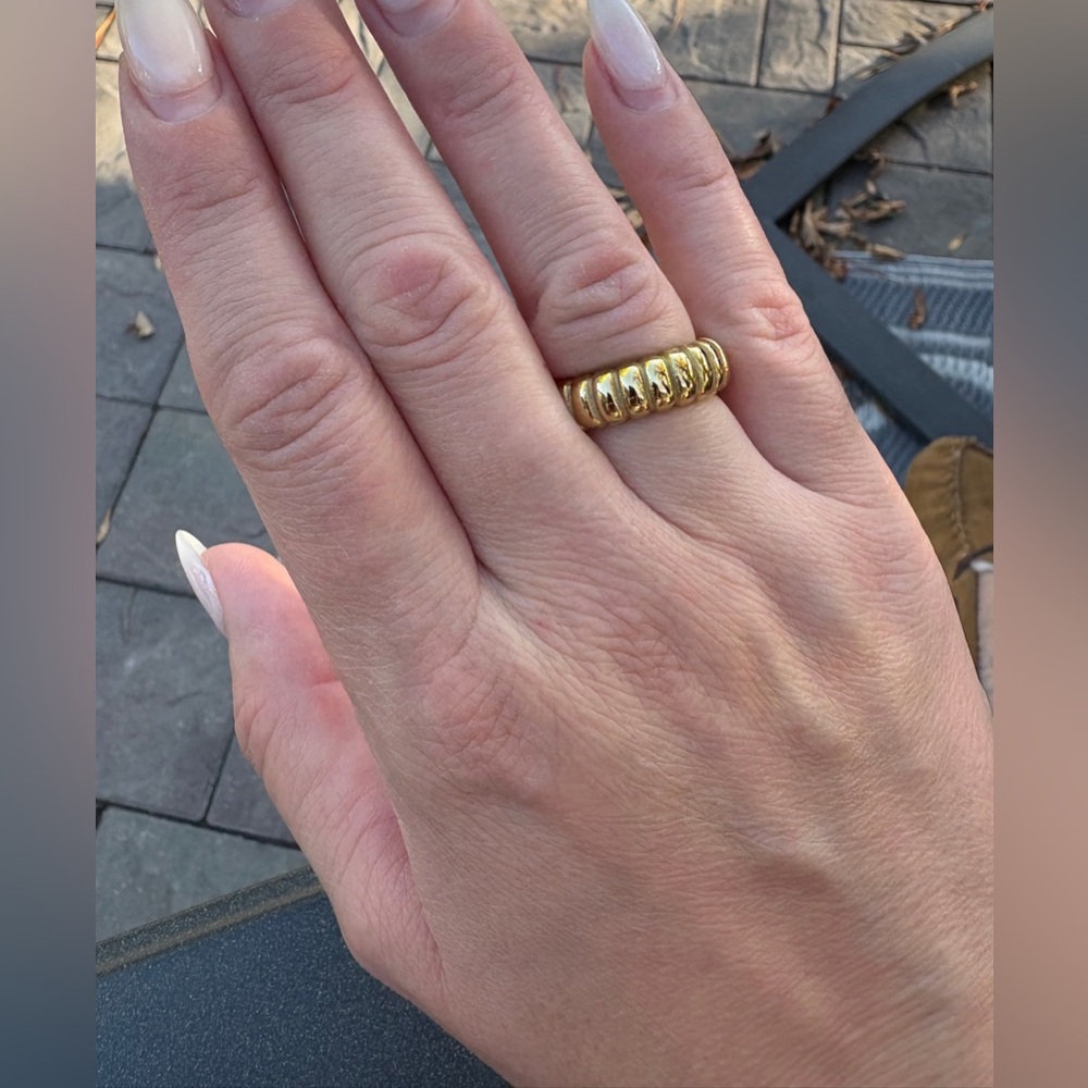Chunky Gold Plated Ring